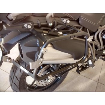 Conjunto Baú Lateral + Suporte Lateral - TRIUMPH Tiger 800ABS / 800XC e  800XRx